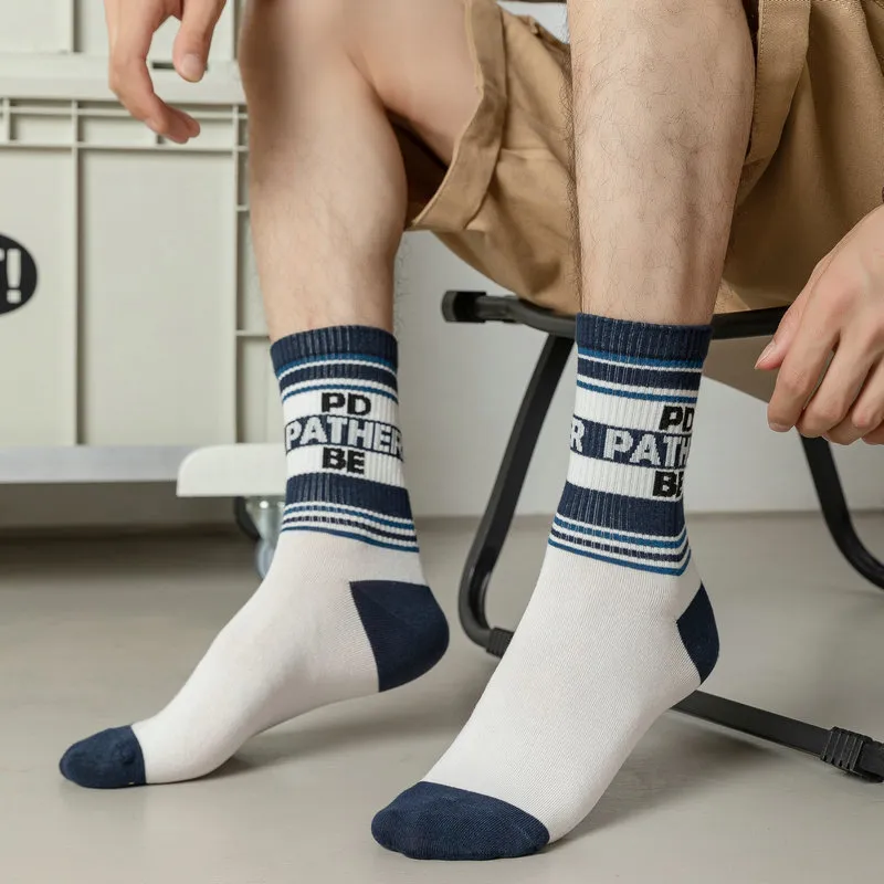 MIIOW Mid Calf Socks Men's 3 Pack-11