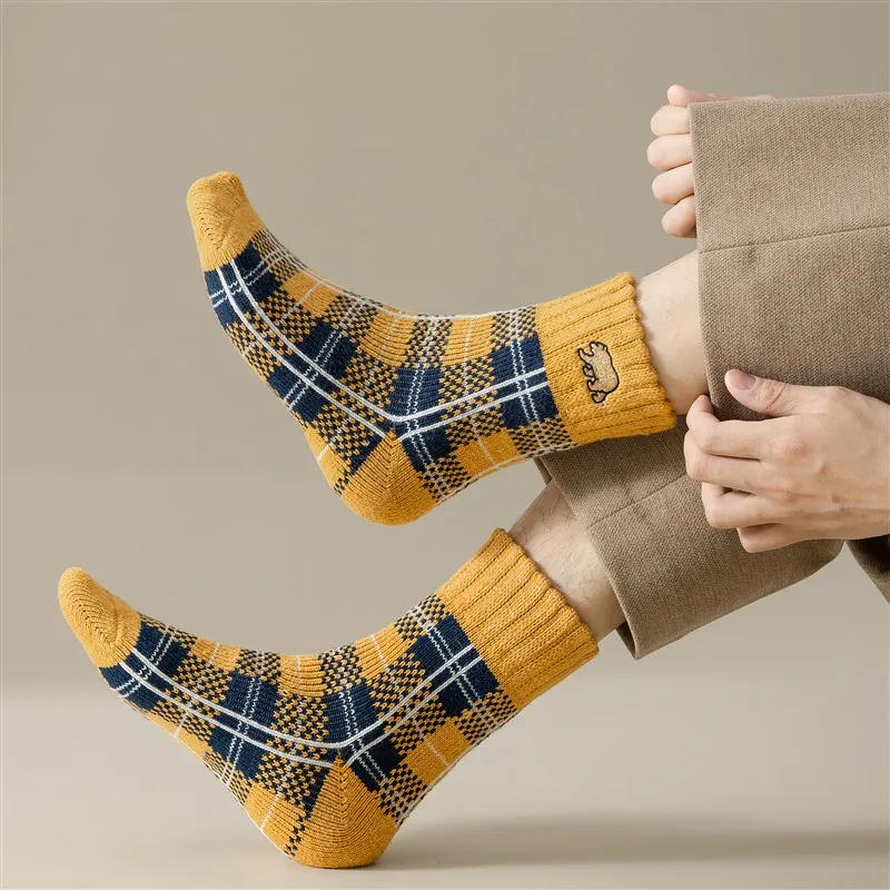 MIIOW Mid Calf Socks Men's Combo Set-6
