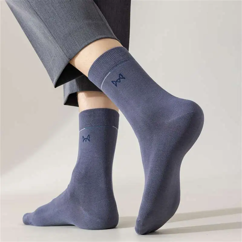 MIIOW Mid Calf Socks Men's Combo Set-4
