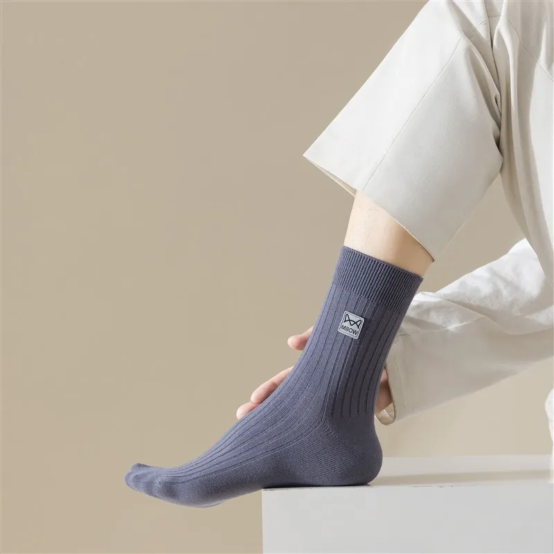 MIIOW Mid Calf Socks Men's Combo Set-7