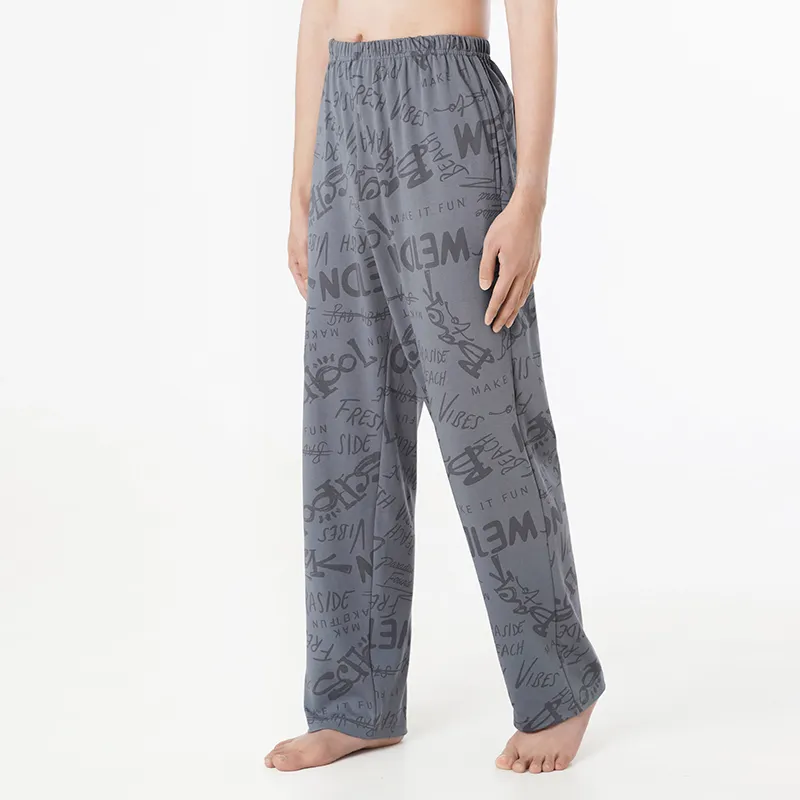 Top Melon Pajama Pants Men's Image Color-3