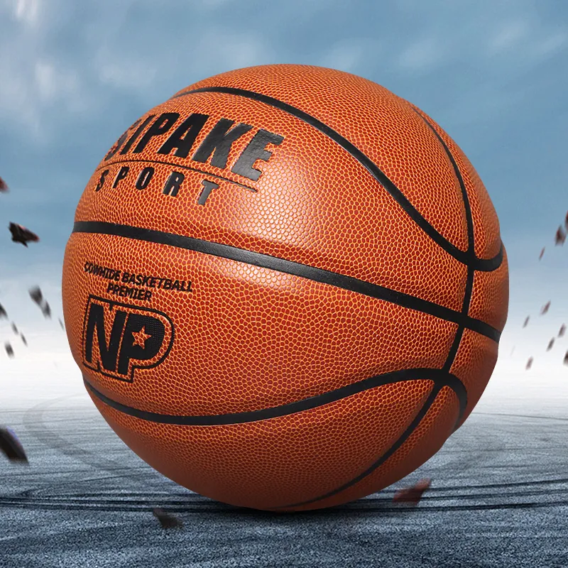SIPAKESPORT Microfiber Leather Basketball Brown Size 7 Training Unisex-9