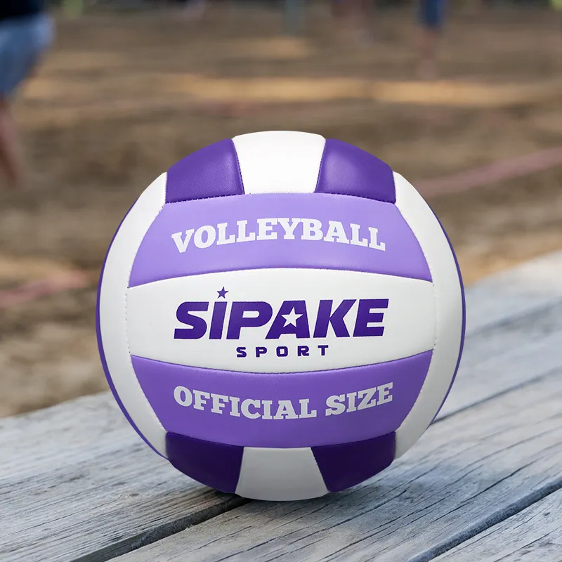 SIPAKESPORT Volleyball Unisex PVC Material Size 5 Standard Purple-5