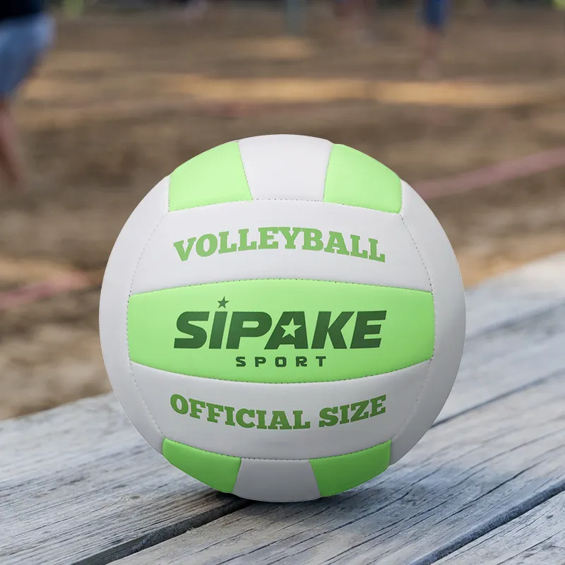 SIPAKESPORT Volleyball Unisex PVC Material Size 5 Standard Green-5