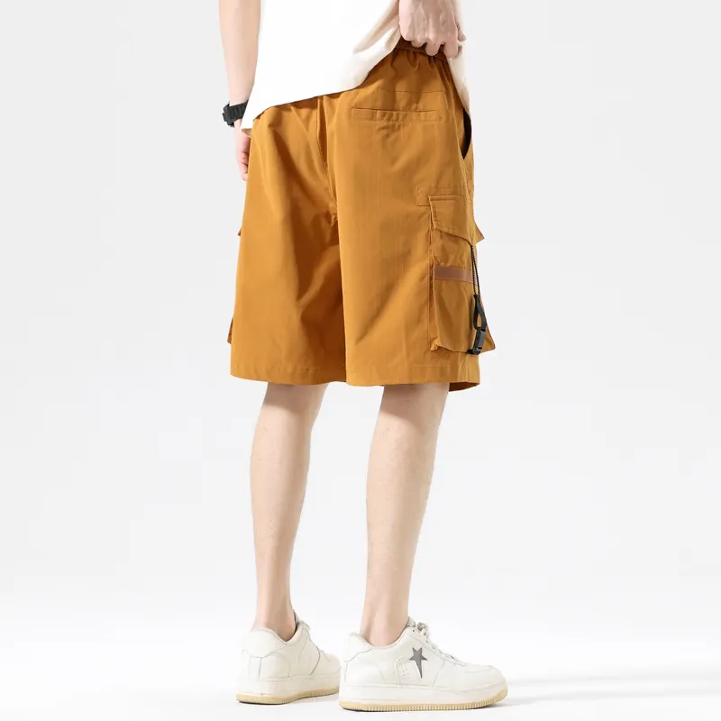 Jeep Gorpcore Versatile Parachute Cargo Shorts Unisex-17