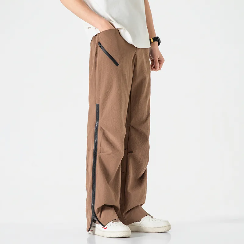 Jeep Individual Lace Up Straight Fit Casual Pants Unisex-144