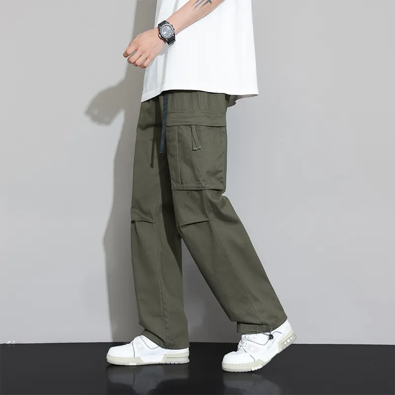 Jeep Draped Versatile Casual Cargo Pants Unisex-17
