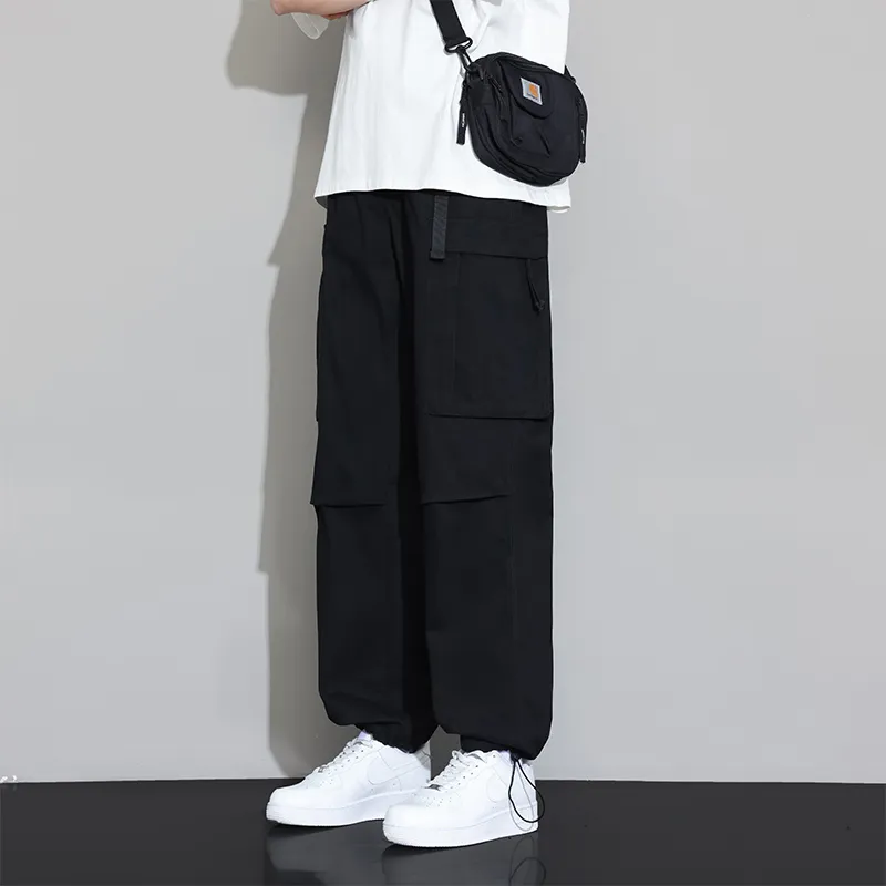 Jeep Draped Versatile Casual Cargo Pants Unisex-5