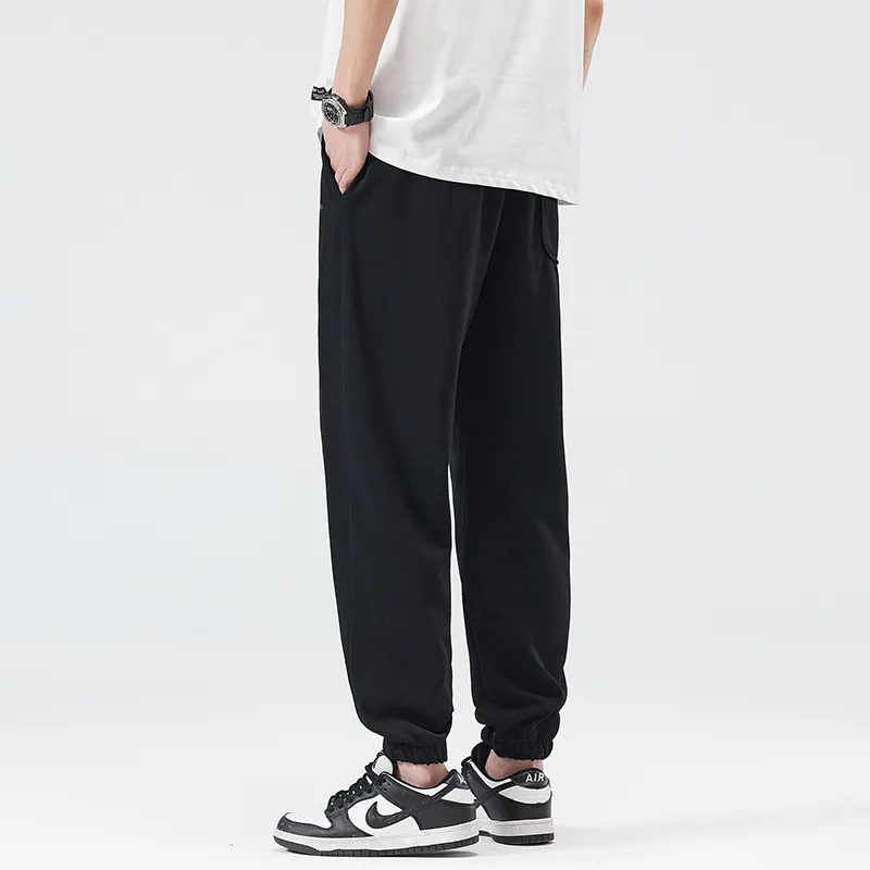 Jeep Elastic Straight Fit Elastic Cuff Lace Up Casual Pants Unisex-54