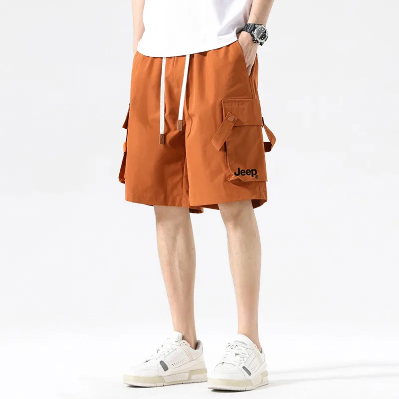 Jeep Gorpcore Versatile Parachute Cargo Shorts Unisex-28