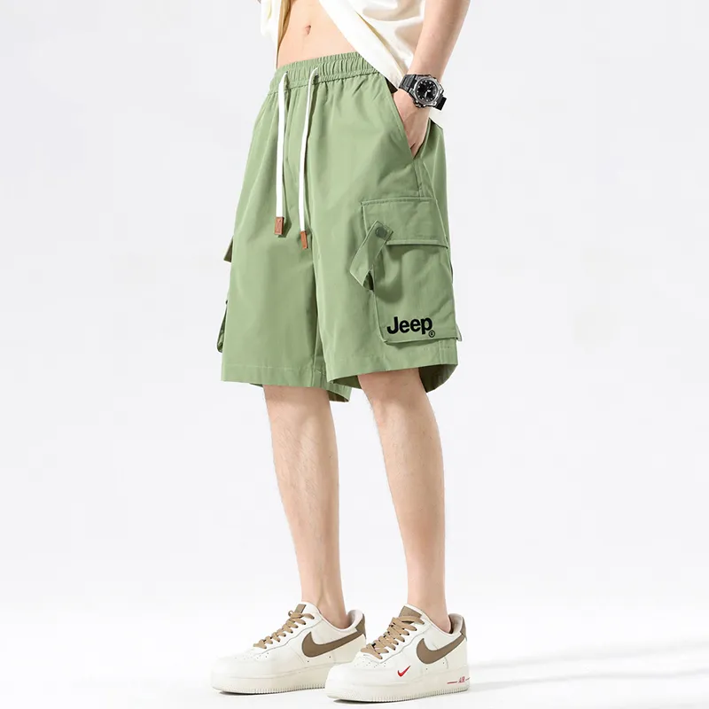 Jeep Gorpcore Versatile Parachute Cargo Shorts Unisex-32