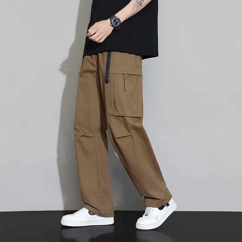 Jeep Draped Versatile Casual Cargo Pants Unisex-27