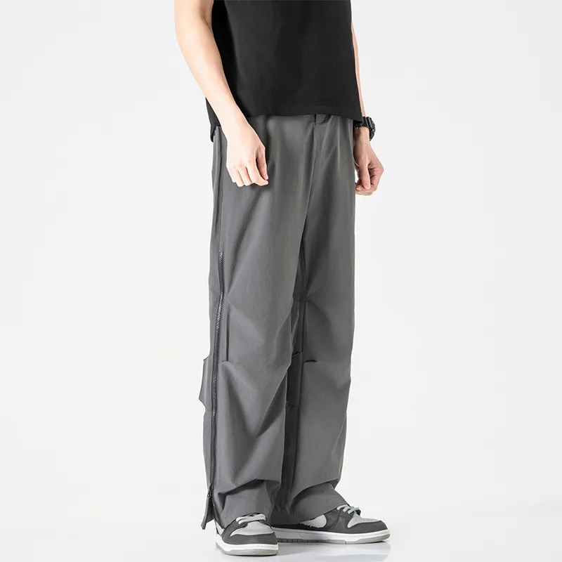Jeep Individual Lace Up Straight Fit Casual Pants Unisex-154