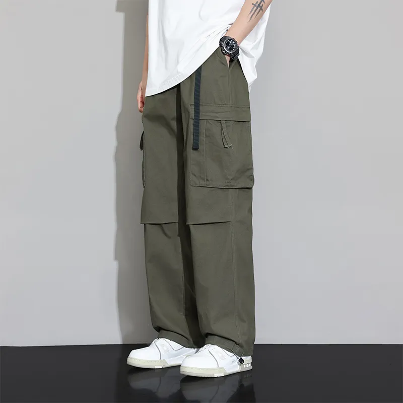 Jeep Draped Versatile Casual Cargo Pants Unisex-13