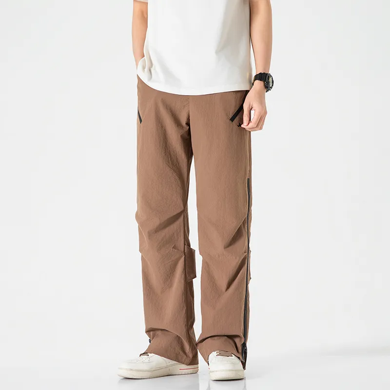 Jeep Individual Lace Up Straight Fit Casual Pants Unisex-143