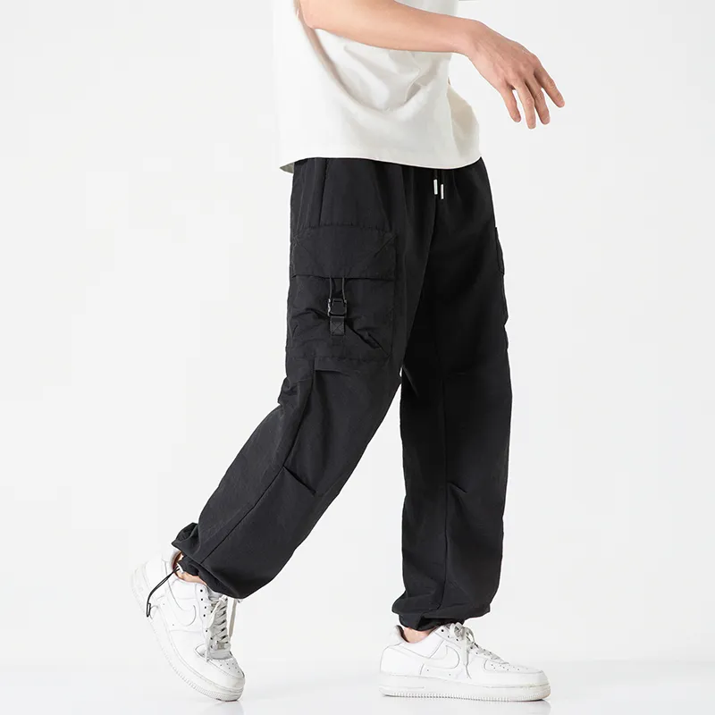 Jeep Individual Lace Up Straight Fit Casual Pants Unisex-117