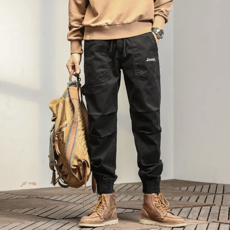 Jeep Straight Fit Casual Draped Cooling Sensation Cargo Pants Unisex-1