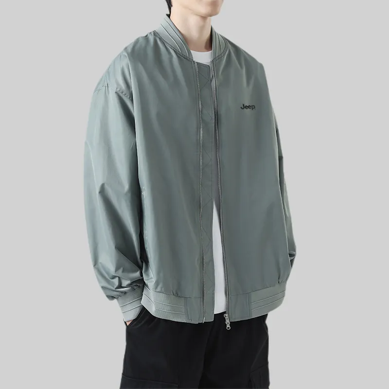 Jeep Preppy Style Loose Fit Drop Shoulder Sleeve Jackets & Coats Unisex-12