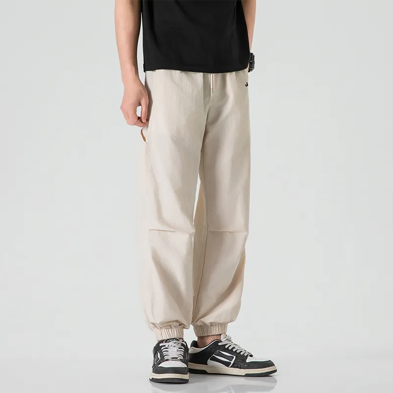 Jeep Individual Lace Up Straight Fit Casual Pants Unisex-194