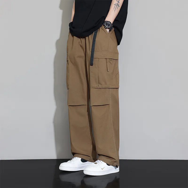 Jeep Draped Versatile Casual Cargo Pants Unisex-26
