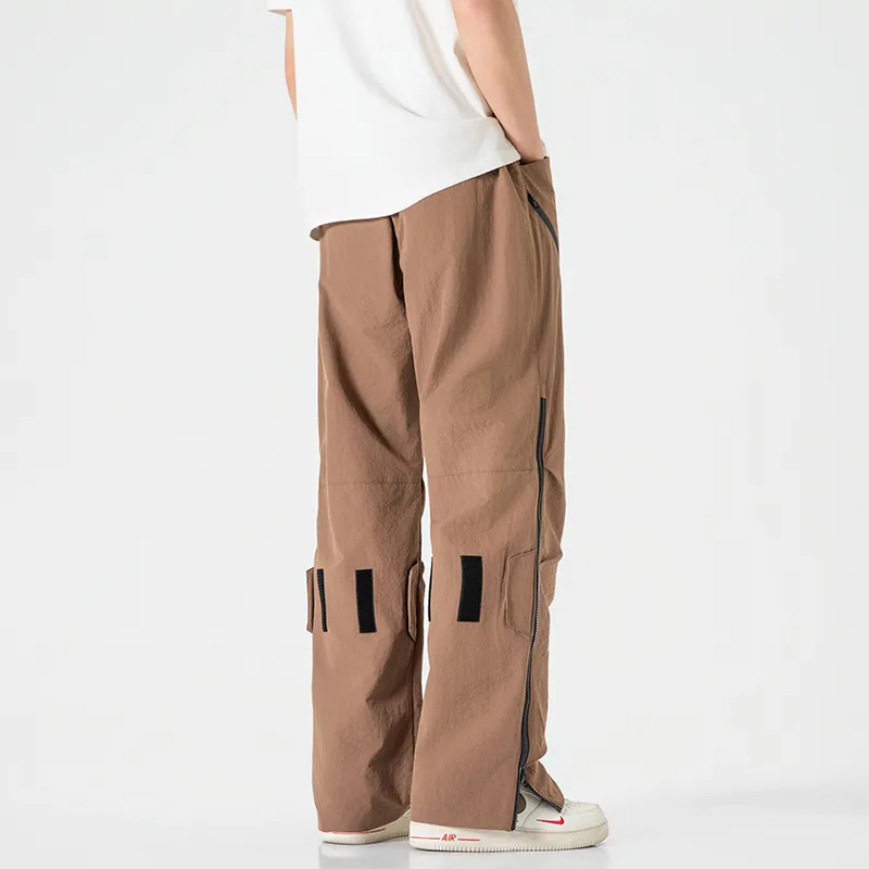 Jeep Individual Lace Up Straight Fit Casual Pants Unisex-145