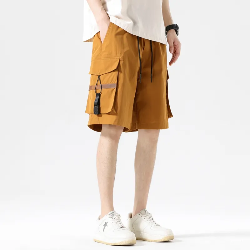 Jeep Gorpcore Versatile Parachute Cargo Shorts Unisex-16