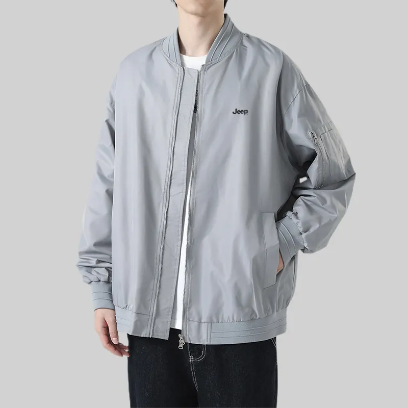 Jeep Preppy Style Loose Fit Drop Shoulder Sleeve Jackets & Coats Unisex-8