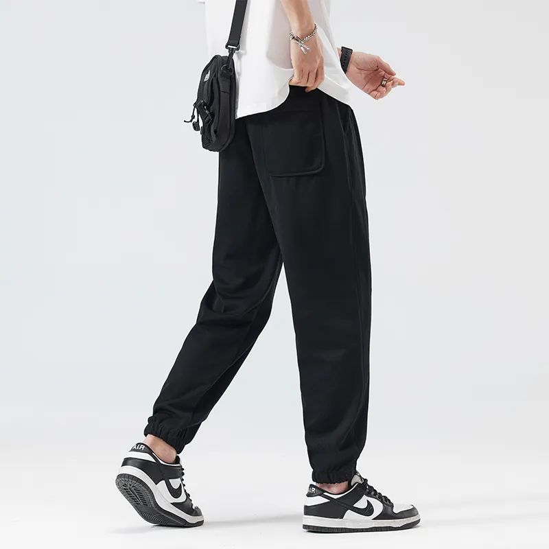 Jeep Elastic Straight Fit Elastic Cuff Lace Up Casual Pants Unisex-57
