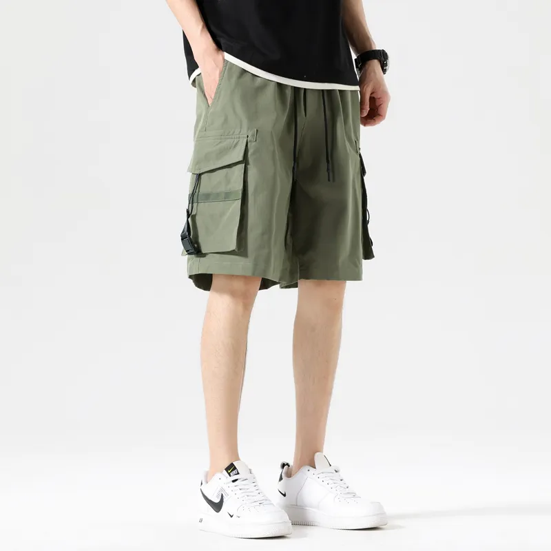 Jeep Gorpcore Versatile Parachute Cargo Shorts Unisex-23