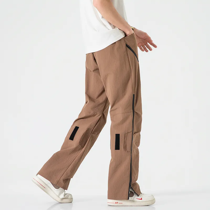 Jeep Individual Lace Up Straight Fit Casual Pants Unisex-149