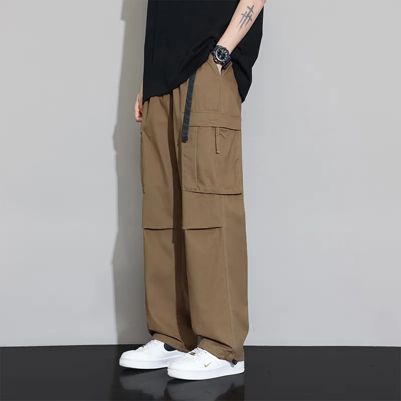 Jeep Draped Versatile Casual Cargo Pants Unisex-25