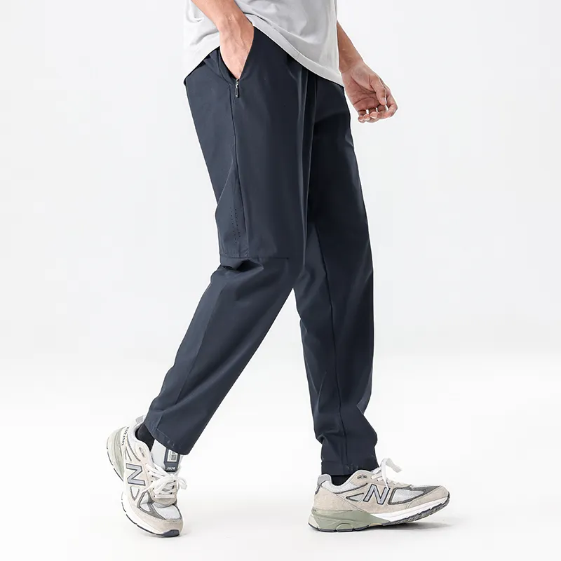 Jeep Pseudo-Chic Thin Straight Fit Casual Pants Unisex-4