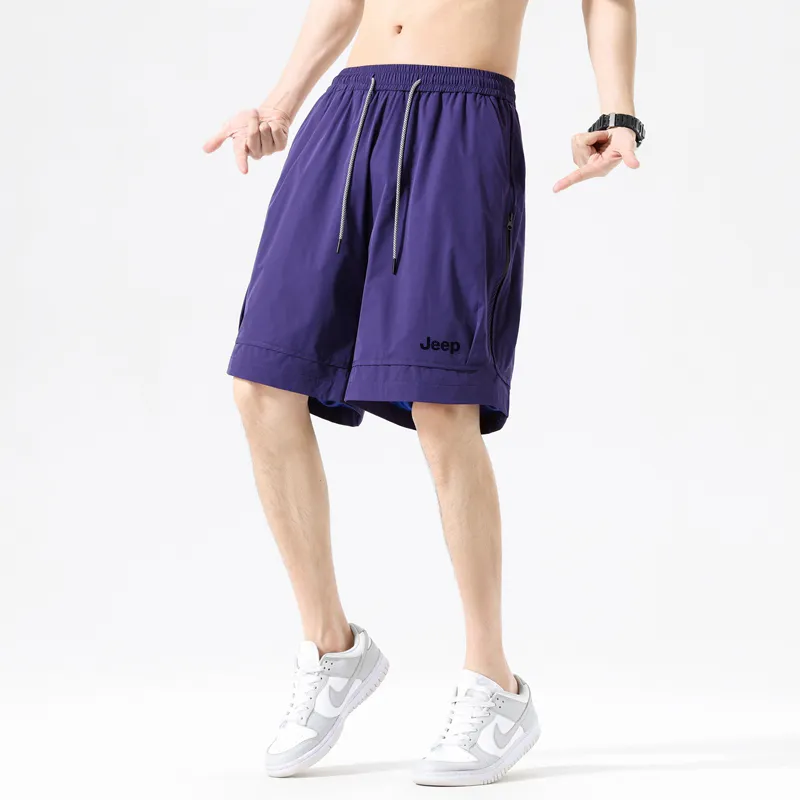 Jeep Gorpcore Versatile Parachute Cargo Shorts Unisex-51