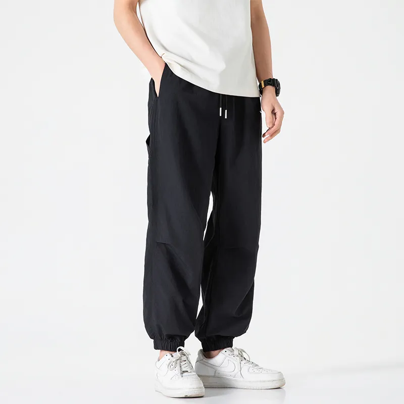 Jeep Individual Lace Up Straight Fit Casual Pants Unisex-224