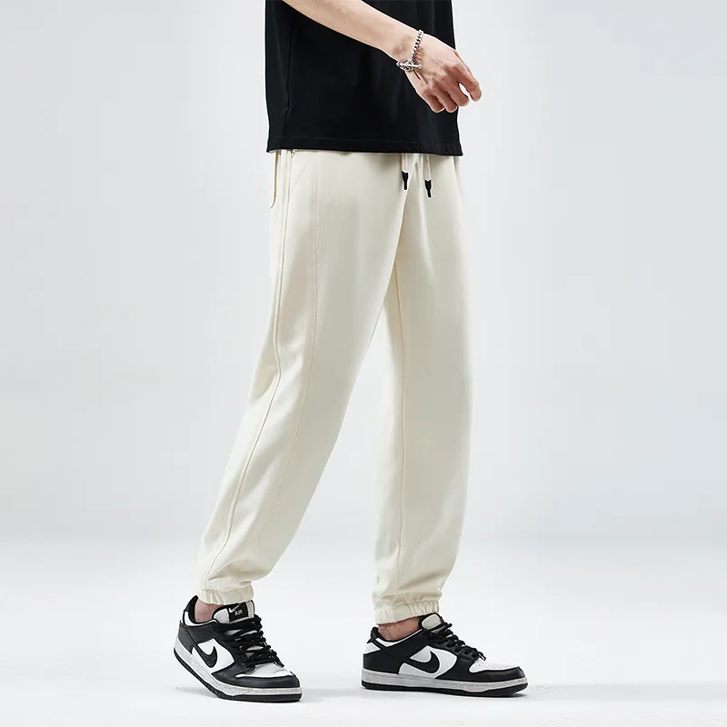 Jeep Elastic Straight Fit Elastic Cuff Lace Up Casual Pants Unisex-7