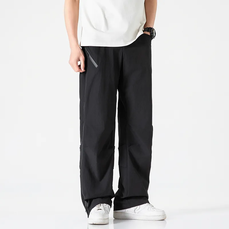 Jeep Individual Lace Up Straight Fit Casual Pants Unisex-163
