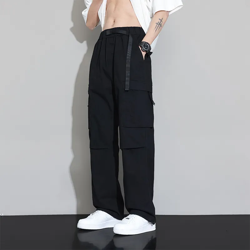 Jeep Draped Versatile Casual Cargo Pants Unisex-9