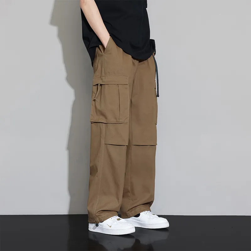 Jeep Draped Versatile Casual Cargo Pants Unisex-28