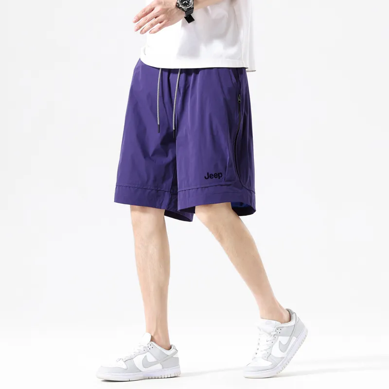 Jeep Gorpcore Versatile Parachute Cargo Shorts Unisex-50