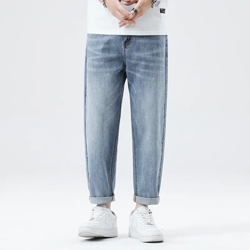 Jeep Straight Fit Draped Thin Jeans Unisex-2