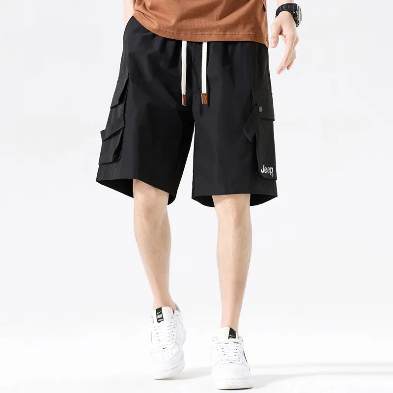 Jeep Gorpcore Versatile Parachute Cargo Shorts Unisex-39
