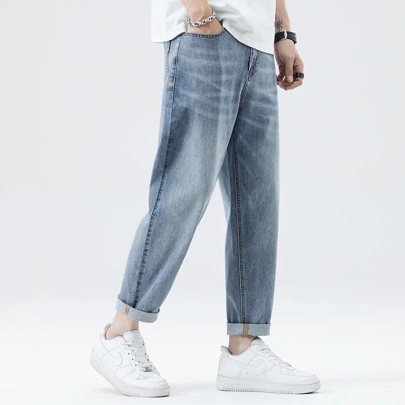 Jeep Straight Fit Draped Thin Jeans Unisex-8