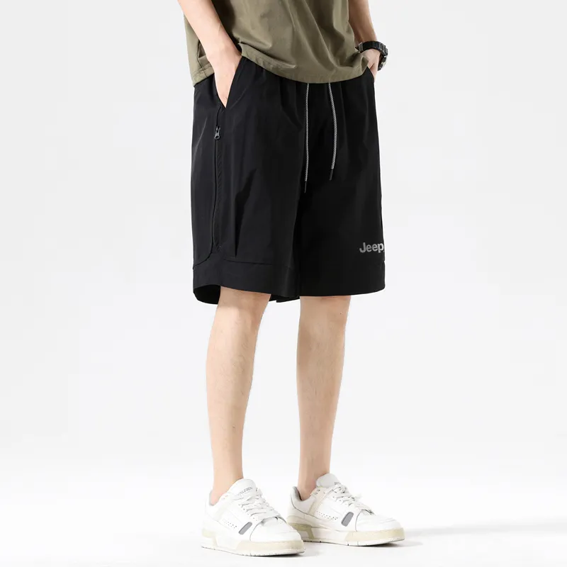 Jeep Gorpcore Versatile Parachute Cargo Shorts Unisex-63