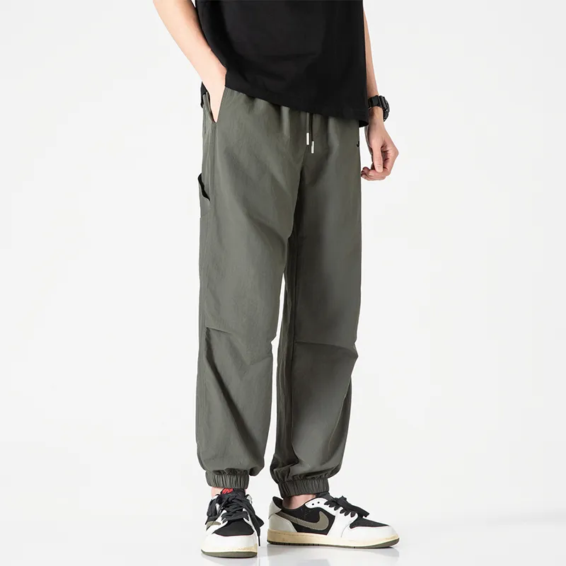 Jeep Individual Lace Up Straight Fit Casual Pants Unisex-182