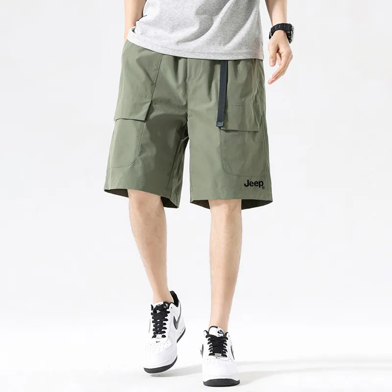 Jeep Gorpcore Versatile Parachute Cargo Shorts Unisex-72