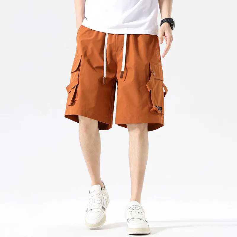 Jeep Gorpcore Versatile Parachute Cargo Shorts Unisex-27