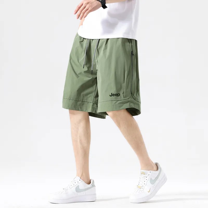 Jeep Gorpcore Versatile Parachute Cargo Shorts Unisex-43