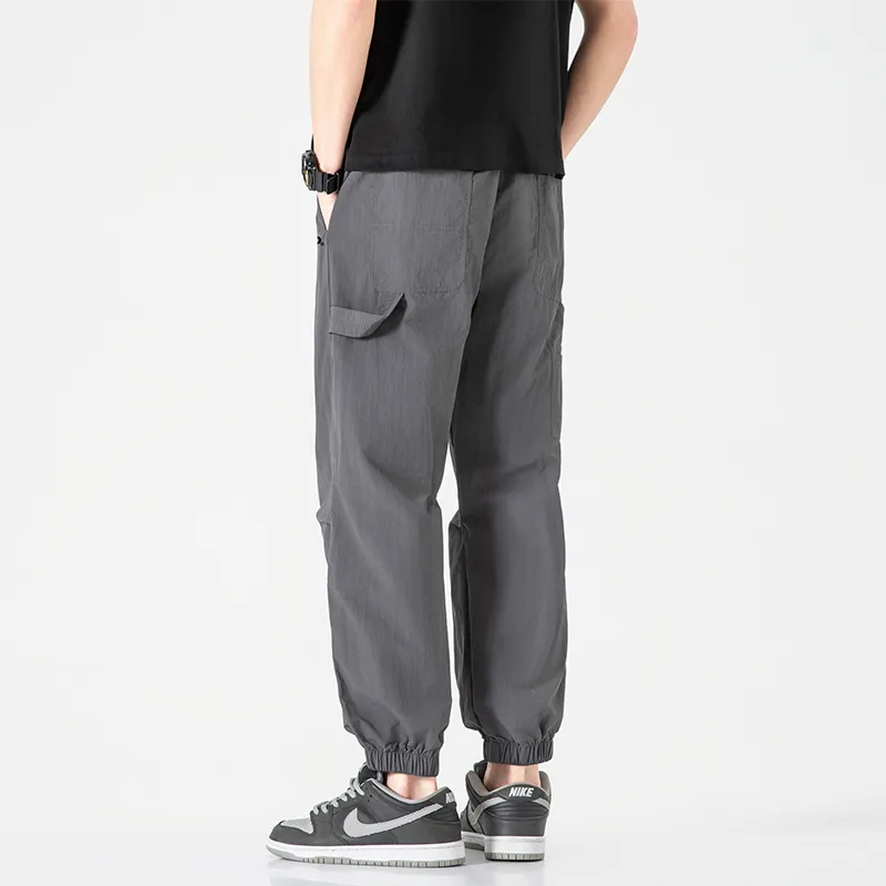 Jeep Individual Lace Up Straight Fit Casual Pants Unisex-219