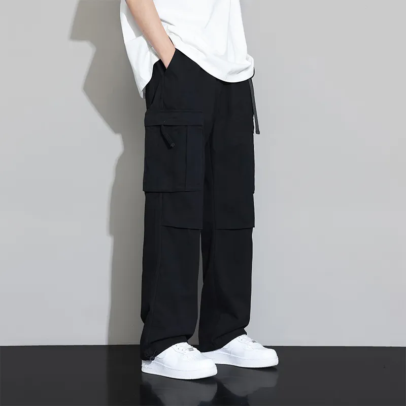 Jeep Draped Versatile Casual Cargo Pants Unisex-4