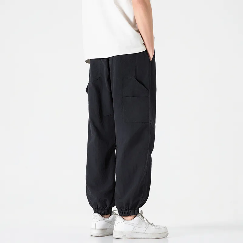 Jeep Individual Lace Up Straight Fit Casual Pants Unisex-226
